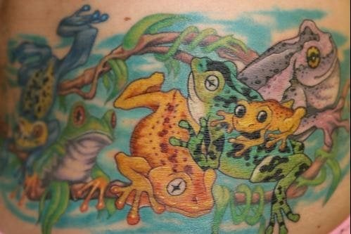 frosch tattoo 1019
