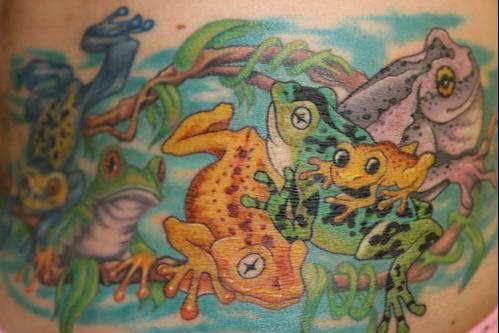 frosch tattoo 1019