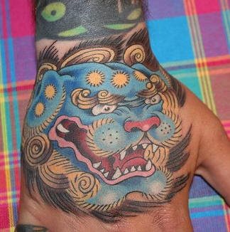 hand tattoo 1056