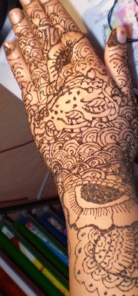 henna tattoo 1054