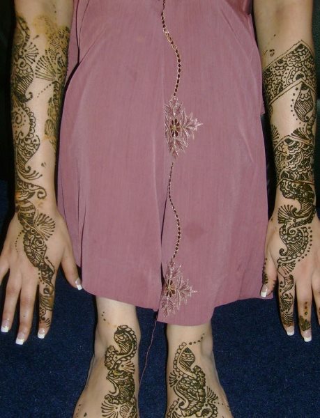 henna tattoo 1055