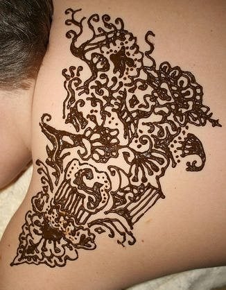 henna tattoo 1057