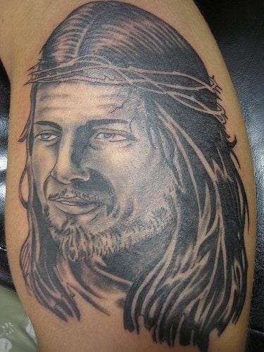 jesus christus tattoo 1048