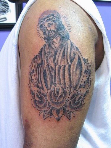jesus christus tattoo 1049