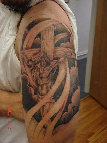 jesus christus tattoo 1053