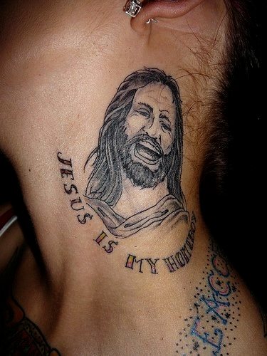 jesus christus tattoo 1065