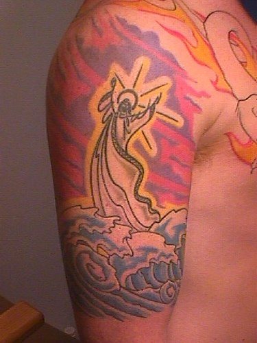 jesus christus tattoo 1073