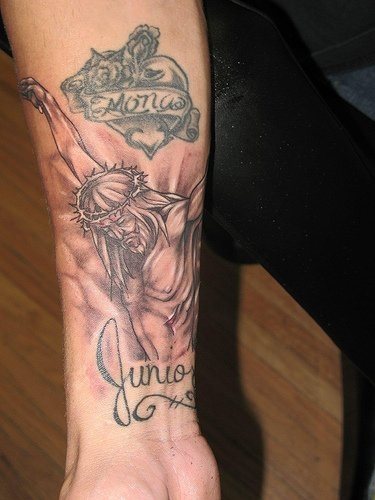 jesus christus tattoo 1074