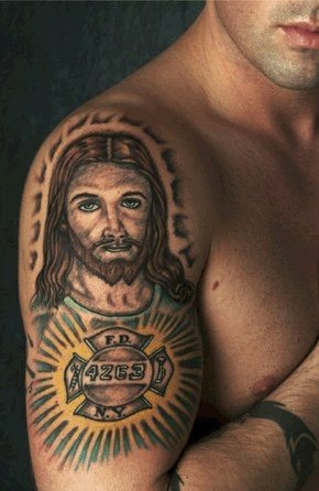 jesus christus tattoo 1085