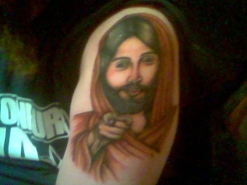jesus christus tattoo 1088
