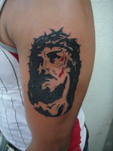 jesus christus tattoo 1089