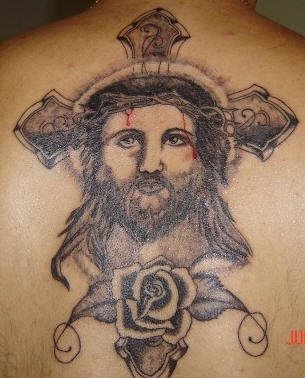 jesus christus tattoo 1002