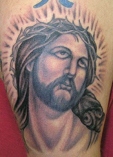 jesus christus tattoo 1004