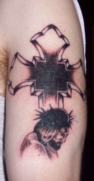 jesus christus tattoo 1006