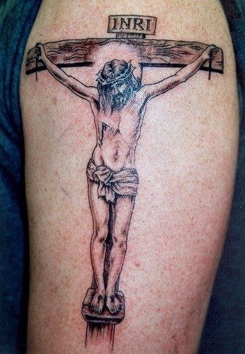 jesus christus tattoo 1007