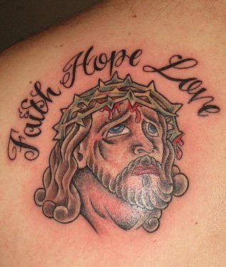 jesus christus tattoo 1009