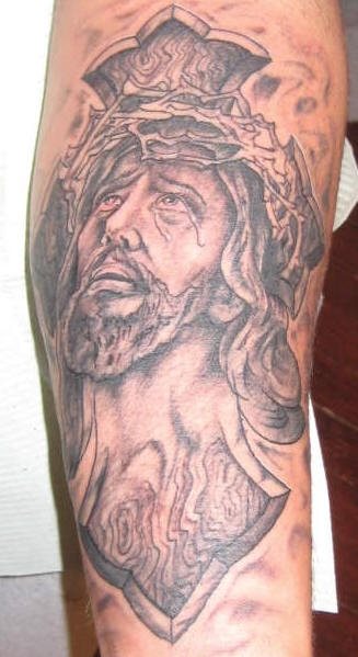 jesus christus tattoo 1010