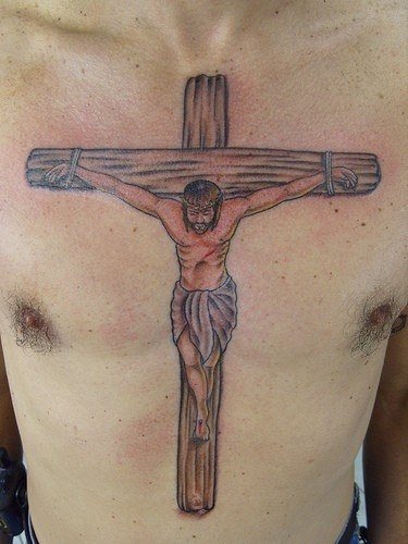 jesus christus tattoo 1025