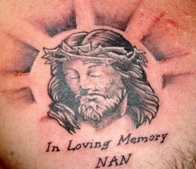 jesus christus tattoo 1026