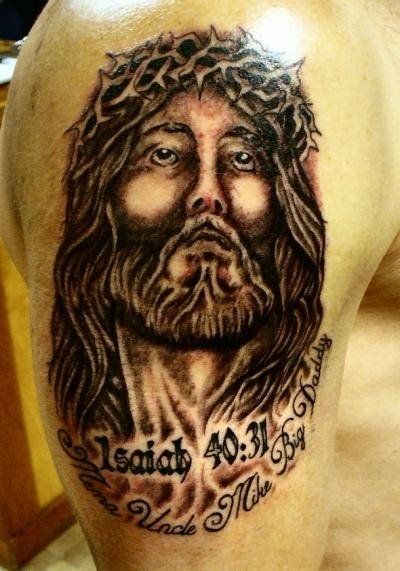 jesus christus tattoo 1031