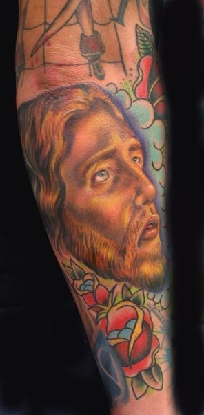 jesus christus tattoo 1032