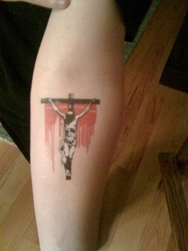 jesus christus tattoo 1036