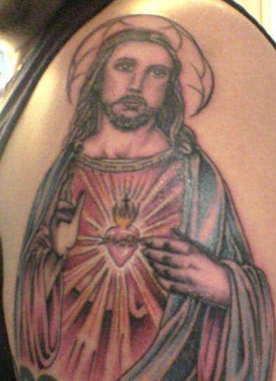 jesus christus tattoo 1040