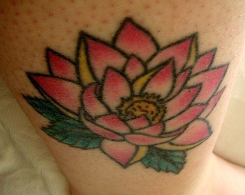 lotusblume tattoo 1083