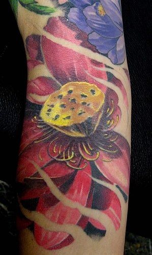 lotusblume tattoo 1086