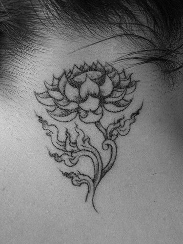 lotusblume tattoo 1095