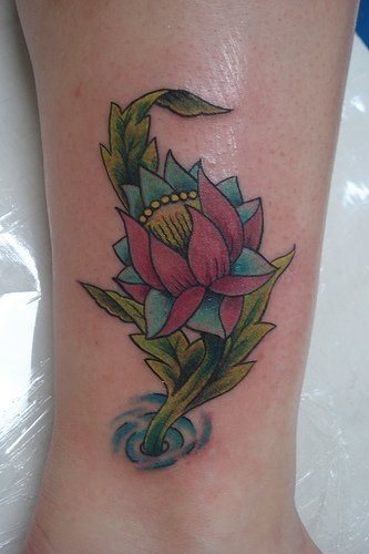 lotusblume tattoo 1097