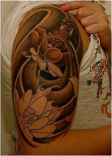 lotusblume tattoo 1000