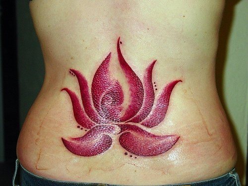 lotusblume tattoo 1032
