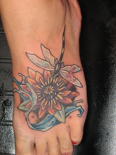 lotusblume tattoo 1039
