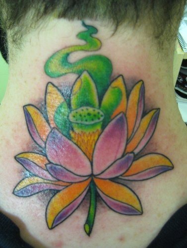 lotusblume tattoo 1046