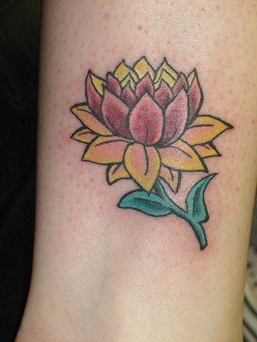 lotusblume tattoo 1059