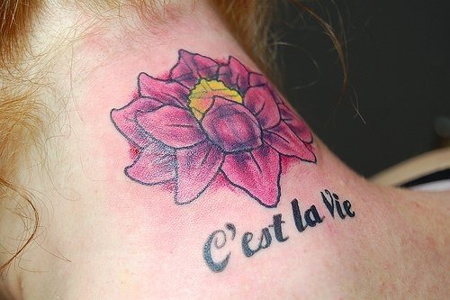 lotusblume tattoo 1073