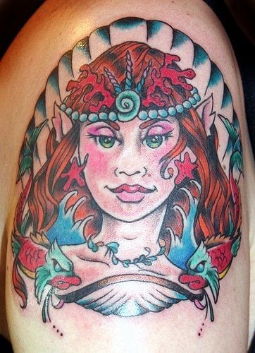 meerjungfrau tattoo 1033