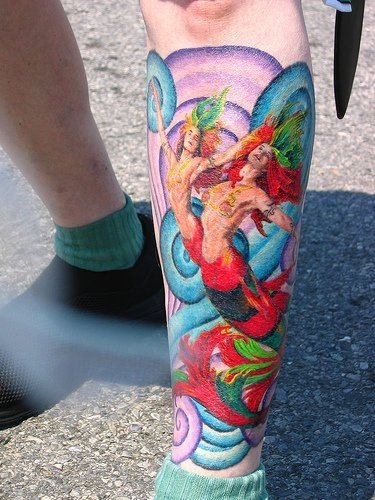 meerjungfrau tattoo 1034