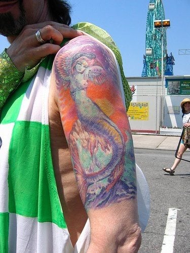 meerjungfrau tattoo 1035