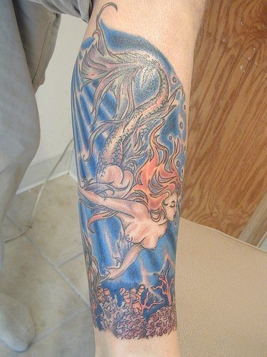 meerjungfrau tattoo 1040