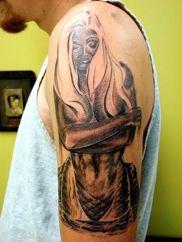 meerjungfrau tattoo 1046