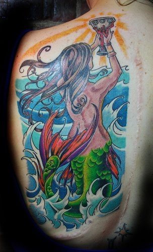 meerjungfrau tattoo 1049