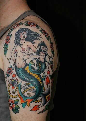 meerjungfrau tattoo 1061