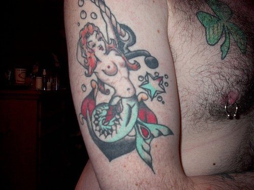 meerjungfrau tattoo 1070