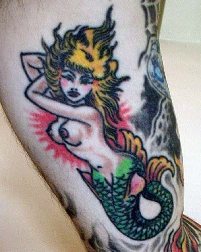 meerjungfrau tattoo 1075