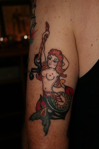 meerjungfrau tattoo 1078