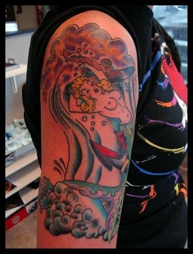 meerjungfrau tattoo 1001