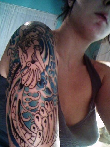 meerjungfrau tattoo 1007