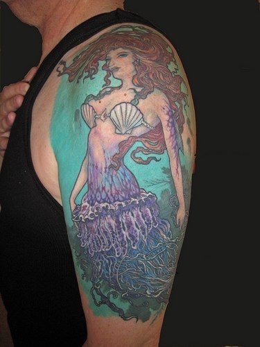 meerjungfrau tattoo 1012